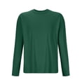 thumbnail image 3 of HAiming Chandails à Manches Longues pour Hommes, Décontractés, Couleur Unie, Col Rond, Chandail à Enfiler, Hauts de Base, Grande Taille, Pyjamas Doux, Vêtements de Détente, 3 of 5