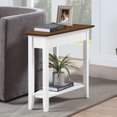 thumbnail image 3 of Convenience Concepts American Heritage Table d'Appoint à Coin, Fini Bois Blanc, 3 of 9