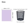 thumbnail image 2 of Uxcell Small Trash Bags Garbage Waste Basket Liners for Kitchen Office Bathroom Purple, 2 of 5