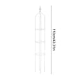 thumbnail image 3 of Climbing Vines Flower Trellises Fiberglass Plants Climbing Bracket Outdoor Courtyard Balcony Climbing Flower Rack Can Be Assembled With Increased Height, 3 of 6
