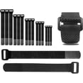 thumbnail image 1 of Cinch Straps For Organizer Or Storage, Velcro Adjustable Length Cable Ties With Buckle, Reusable Fastening Straps, Easy To Use And Cut To Length For Cable Management, Prevent Cable Tangles, 35 Pieces, 1 of 7