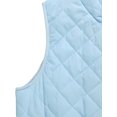 thumbnail image 4 of INSPIRE CHIC Gilet Léger Matelassé à Col Montant pour Femme avec Fermeture Éclair, 4 of 6