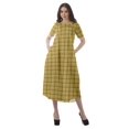 thumbnail image 4 of Moomaya Tunique à Manches Courtes pour Femmes, Robes de Cocktail en Coton Flex Imprimées, 4 of 5