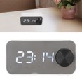 thumbnail image 4 of Digital Alarm Clock  With Speaker, Portable Speaker With Mirror Clock Display For Bedroom, Multifunctional Digital Alarm Clock With HD Noise Canceling Mic, 4 of 8