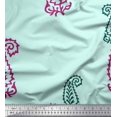 thumbnail image 1 of Soimoi Poly Georgette Fabric Paisley Block Decor Fabric Printed Yard 42 Inch Wide, 1 of 3