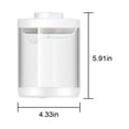 thumbnail image 3 of COFEST Push-button Storage， High Borosilicate Glass Sealing Jar Candy Jar Storage Jar Jar Coffee Jar Cereal Jar Transparent Glass Jar Storage， Drop Clear, 3 of 8