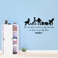 thumbnail image 2 of Who We Have in our Life that Matters Friendship Quote Cartoon Vinyl Wall Design Wall Art Sticker Designs Vinyl Stickers For Home House Walls Rooms Windows Bedroom Decoration Size (20x20 inch), 2 of 3