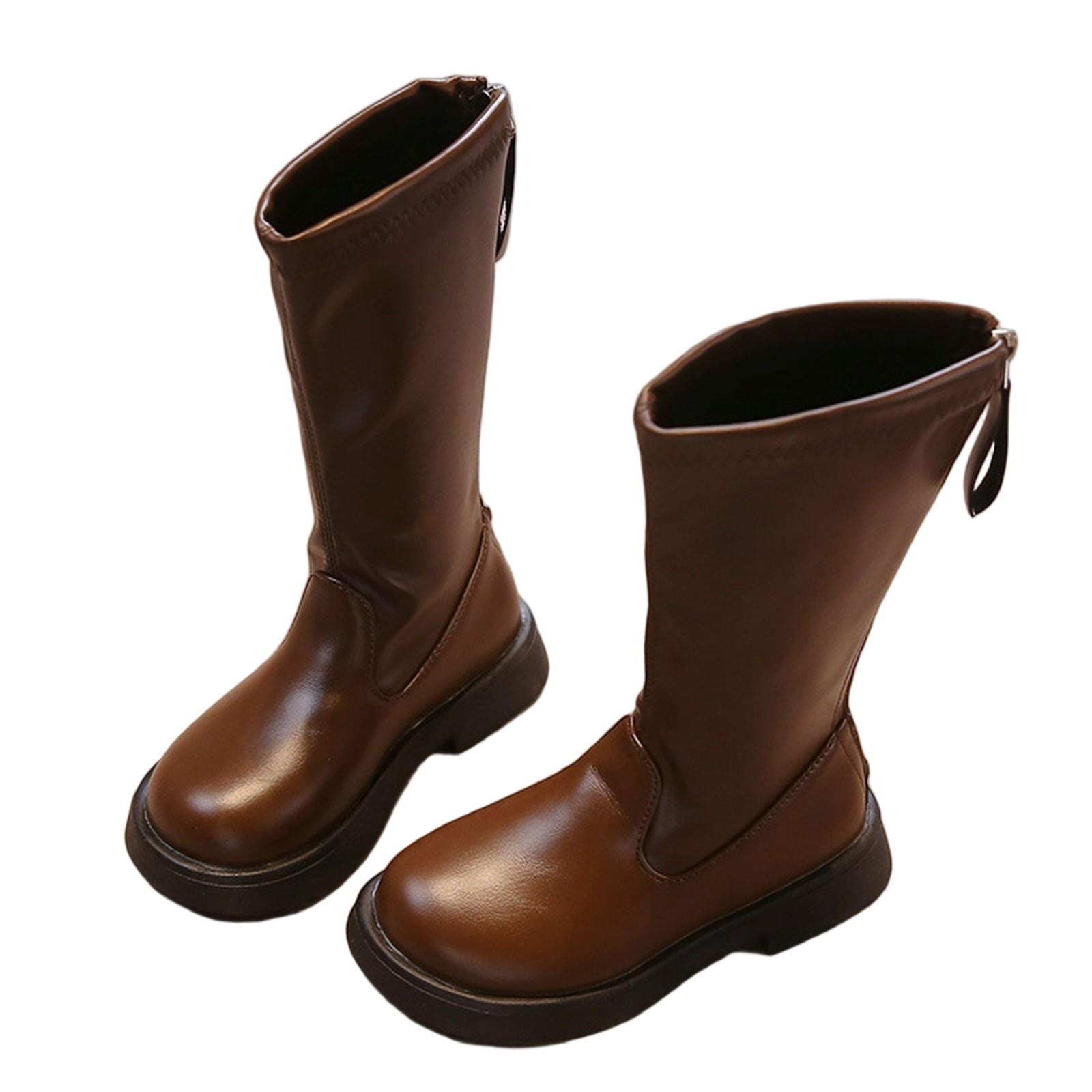Boots for Girls Winter Mid Top High Top Princess Long Boots Children