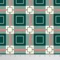 thumbnail image 1 of Soimoi Decorative 44 Inches Wide Check Printed 105 GSM polyester Satin Fabric For Sewing By The Yard - Green, 1 of 1