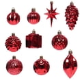 thumbnail image 1 of Birdeem 12Pcs Christmas Tree Ornament Pendant Party Supplies Tree Hanging Plastic Ball, 1 of 1