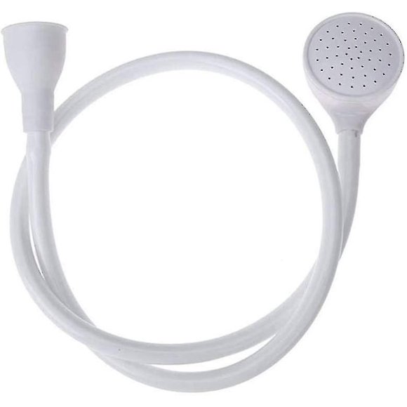 Universal Pet Shower Head Single Tap Shower Spray Tool Sink Hose Hair Wash Basin Hand Round Baby Fau