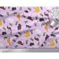 thumbnail image 2 of Soimoi Cotton Jersey Fabric Bird,Squirrel & Rabbit Animal Fabric Prints by Yard 58 Inch Wide, 2 of 3