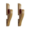 thumbnail image 1 of relayinert 2 Pcs Mural en Bois Massif Ranger Différents Samouraïs Installation Facile Maison Support Mural de Rangement pour Pistolets type+4, 1 of 6