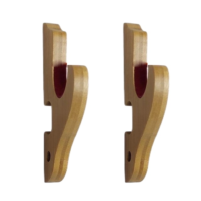 relayinert 2 Pcs Mural en Bois Massif Ranger Différents Samouraïs Installation Facile Maison Support Mural de Rangement pour Pistolets type+4