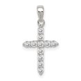 thumbnail image 1 of Pendentif Croix en Zircon Cubique Argent Sterling 925, 1 of 2