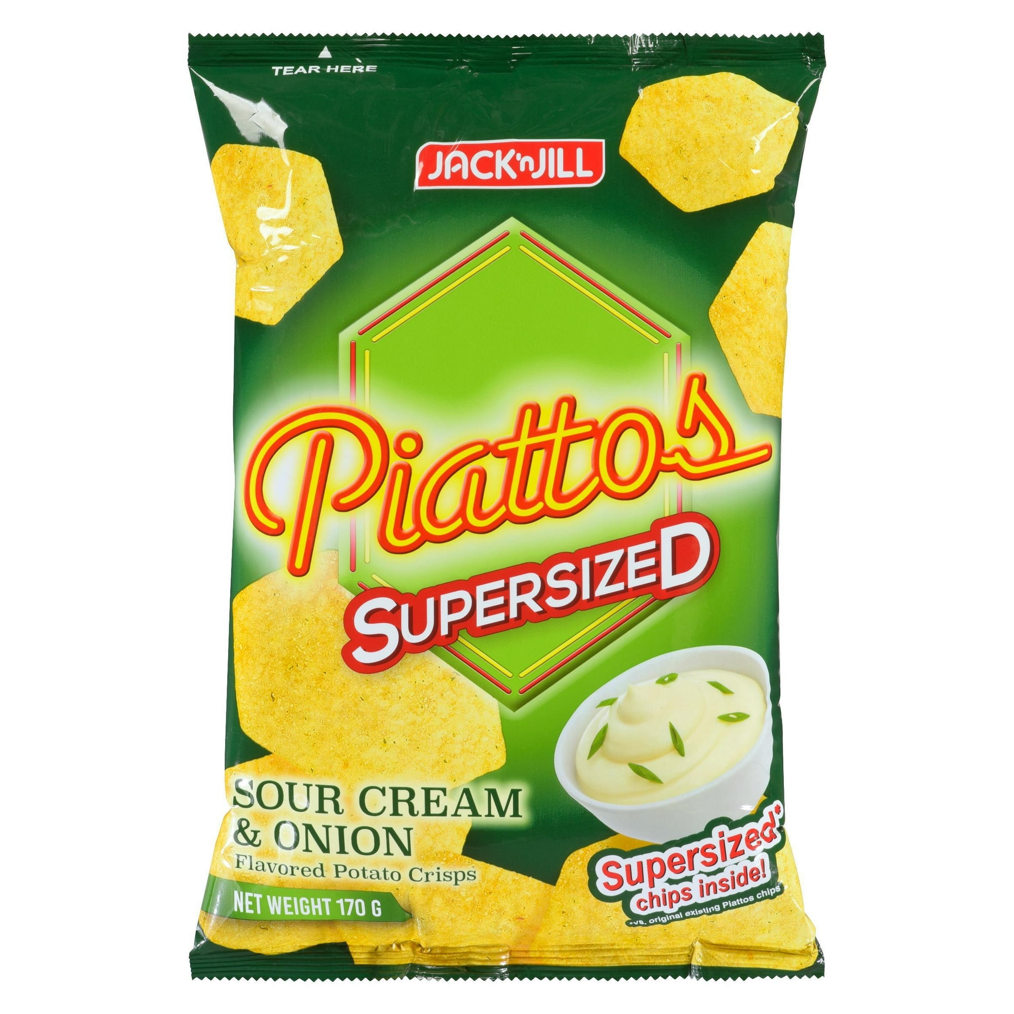 Piattos Supersized Sour Cream & Onion