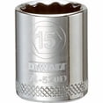 thumbnail image 1 of Stanley Consumer Tools 227929 0.37 in. Drive 15 mm 12 Point Shallow Socket, 1 of 1