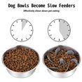 thumbnail image 3 of Inserts de Bol pour Chien à Alimentation Lente Bol pour Chien à Alimentation Lente Convenant aux Chiens Compatible avec les Bols pour Chien Réguliers et Surélevés, 3 of 7
