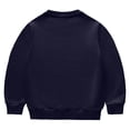 thumbnail image 4 of WUANDIXFA Chandails à Manches Longues pour Filles Enfants Coton Printemps et Automne Dessin Animé Enfants Chandail à Col Rond Enfants Coton Hauts pour Bébé Marine, 4-5 Ans, 4 of 5