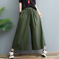 thumbnail image 3 of Women's Ramie Trousers Loose Comfortable Lightweight Pant for Summer Spring, 3 of 7