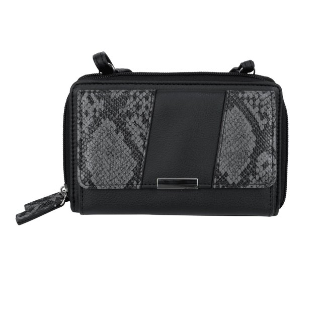 Time And Tru Katie Double Zip Around String Wallet