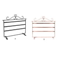 thumbnail image 2 of tredstone Earrings Display Holder Multi Layers Metal Hanging Rack Double Side Jewelry Storage Organizer Stand Bracket for Travel Bronze, 2 of 6
