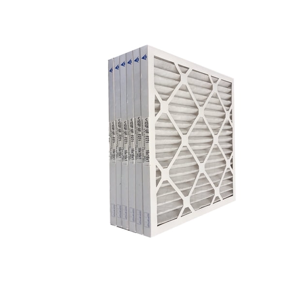16x16x1 Pleated MERV 8 Furnace Filter, Compatible w/ F271 – (Actual Size:15-1/2 x 15-1/2 x 3/4) - Clean, Healthy Air - Efficient, Home Climate Control HVAC Filters - Made in Canada - 6 Pack