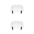 thumbnail image 3 of Baohd Spoiler d'Extension de Déflecteur de Vent de Moto Robuste et Stable avec Stabilité de Confort Réglable à Clipser Durable Transparent 2Set, 3 of 6