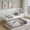 White, variant on Eastvita Twin Daybed with Trundle - Steel Slat Support Mattress Foundation for/Teens//Adults in Living Room