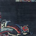thumbnail image 1 of Ahgly Company Indoor Square Abstract Blue Moss Green Oriental Area Rugs, 8' Square, 1 of 6