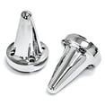 thumbnail image 1 of Krator Spiked Bar End Stiletto Motorcycle Hand Grips Compatible with Harley Davidson XL Sportster 1200 Custom, 1 of 1