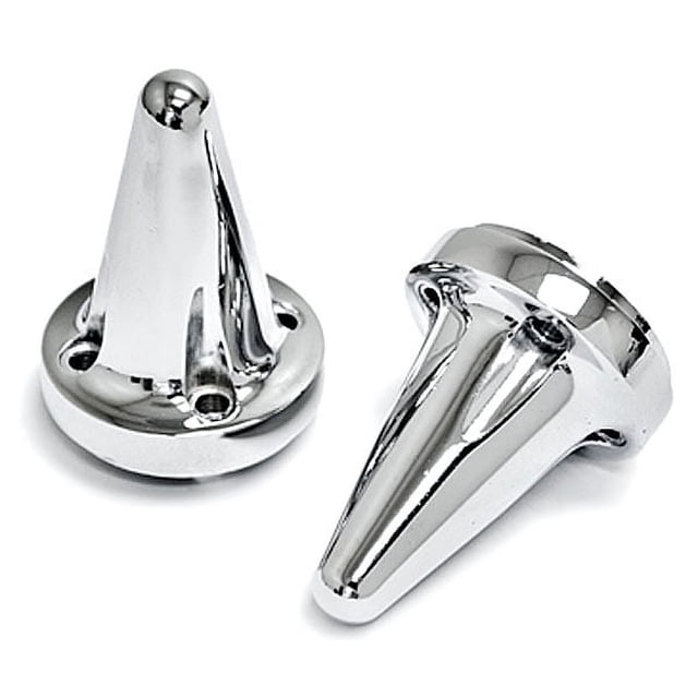 Krator Spiked Bar End Stiletto Motorcycle Hand Grips Compatible with Harley Davidson XL Sportster 1200 Custom