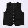 thumbnail image 4 of Gilet Rétro de Cowboy pour Garçons, Classique et Stylé, Col en V, Tenue Western Décontractée pour Jeunes Aventuriers, 4 of 8