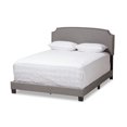 thumbnail image 2 of Baxton Studio Odette Modern and Contemporary Light Grey Fabric Upholstered Full Size Bed, 2 of 5