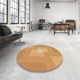 thumbnail image 4 of Ahgly Tapis Rectangulaire Lavable en Machine Intérieur Transitionnel Orange Néon, 7 Pieds x 9 Pieds, 4 of 7
