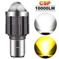 thumbnail image 2 of 12V BA20D H6 LED High-low Beam For Motorcycle Headlight Bulbs New White U2X3, 2 of 8