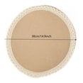 thumbnail image 2 of TIELUTT Napperons Ronds en Jute Tapis de Table Résistants à la Chaleur pour Tables de Salle à Manger en Jute pour Cuisine et Salle à Manger Ensemble de Table Ronde pour 4 Ensemble Moderne de Chargeurs de Table Petit Ensemble de Table Intérieur Tapis de Table à Évacuation vers le Bas Tabl Transparent, 2 of 2