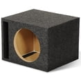 thumbnail image 1 of QPower Enceinte MDF à Basse Profonde à Évent Simple pour Caisson de Basses de 12 Pouces, Réglée 42Hz, 1,65 Pi3, 1 of 8