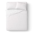 thumbnail image 1 of Mainstays Kids 220TC Cotton Grid Gray Queen, 4 Piece Sheet Set, 1 of 8