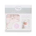 thumbnail image 4 of Lulujo Baby Hello World Newborn Bamboo Hat and Swaddle Blanket Set, 4 of 4
