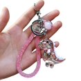 thumbnail image 1 of MesaSe Dinosaur Keychain Doll Adorable Appearance Vibrant Color Creative Shape with Colorful Bead Shatterproof Backpack Keychain Cartoon Dinosaur Pendant for Kids, 1 of 10