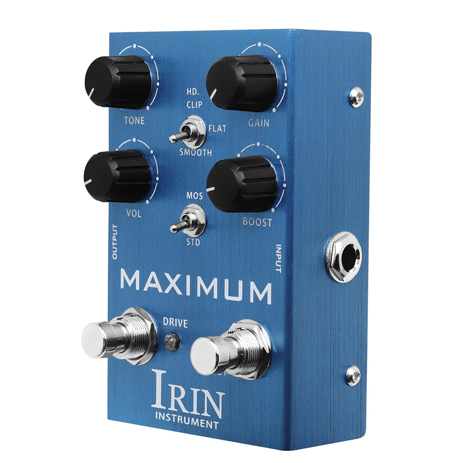 lionlar Mini Pédale de Réverbération Numérique Accs DC 9V Pédale d'Effet pour Guitare Électrique Bleu
