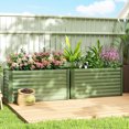 thumbnail image 2 of Outsunny Set of 2 Raised Garden Bed, Planter Box, Light Green, 2 of 10