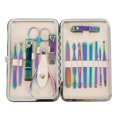 thumbnail image 4 of 18 In 1 Manicure and Pedicure Set  Men‘s Grooming Kit  Gift Manicure Grooming Set Black, 4 of 8