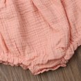 thumbnail image 4 of Kmbangi Bébé Été Coton Fronde Romper Dentelle jusqu'à Stretch Ruched Combinaison, 4 of 9