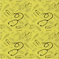thumbnail image 1 of Ahgly Company Tapis d'Intérieur Lavable à la Machine, Carré, Transitionnel, Jaune Canari, Tapis de Zone, 7 Pieds Carré, 1 of 7
