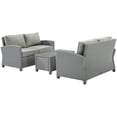 thumbnail image 1 of Crosley Bradenton 3 Piece Patio Sofa Set in Gray, 1 of 11