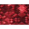 thumbnail image 1 of Ahgly Tapis Rectangulaire Lavable en Machine Rouge Tomate, 7 Pieds x 10 Pieds, 1 of 7
