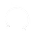 thumbnail image 4 of Lipstore DIY Double Circle Balloon Arch Frame 240x200cm for Graduation Season Parties White, 4 of 8