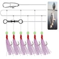 thumbnail image 1 of 6 Pcs Sea/Freshwater Fishing Sabiki Rigs String Hook Flash Luminous String Hook, 1 of 5